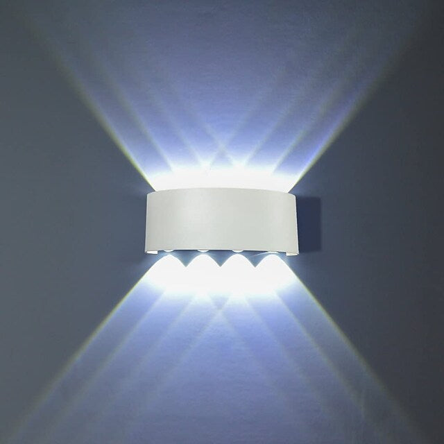 Outdoor Waterproof Wall Light Outdoor Lighting White Cool White - DailySale