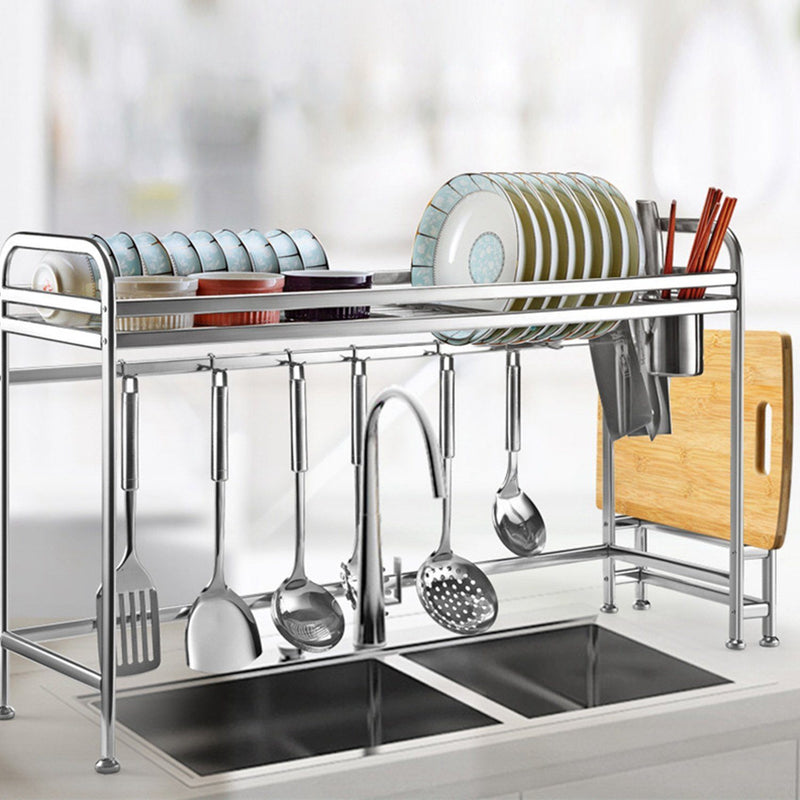 Over Sink Dish Drying Rack with Cutlery Holder Kitchen & Dining - DailySale