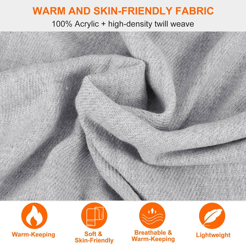 Oversize Cashmere Wool Shawl Wrap Blanket Women's Clothing - DailySale