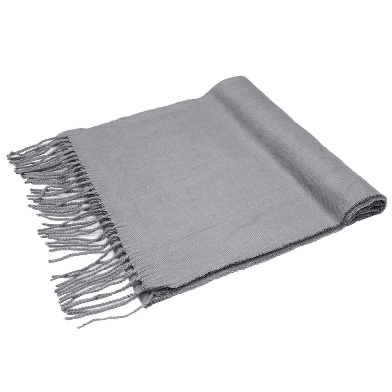 Oversize Cashmere Wool Shawl Wrap Blanket Women's Clothing Gray - DailySale