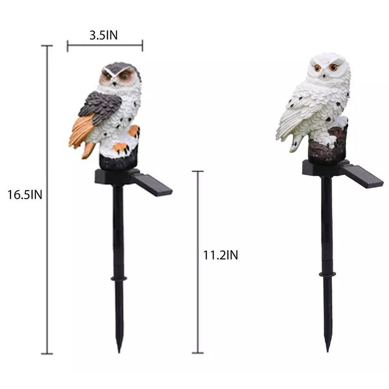 Owl Solar LED Lights with Decorative Stake Outdoor Lighting - DailySale