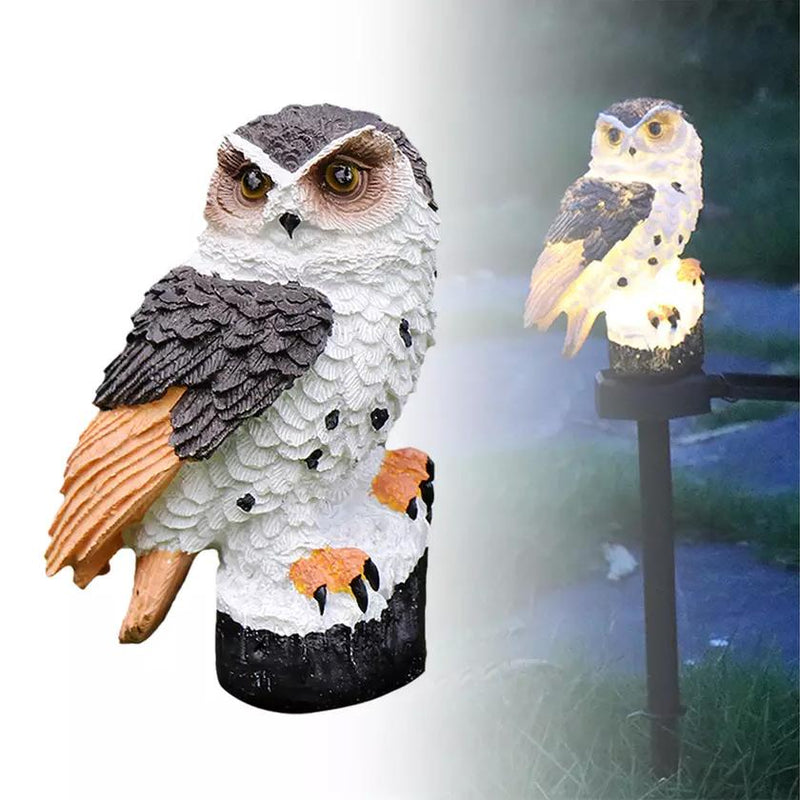 Owl Solar LED Lights with Decorative Stake