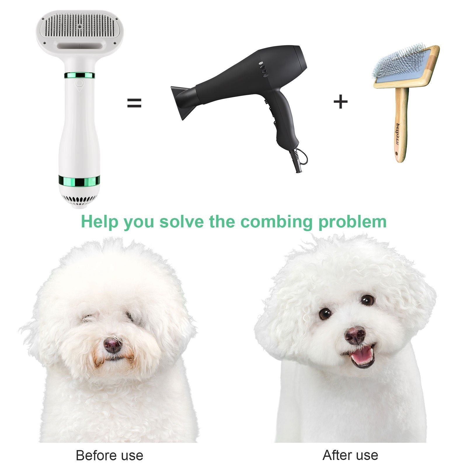 Ownpets 2-in-1 Pet Hair Dryer Portable Pet Supplies - DailySale