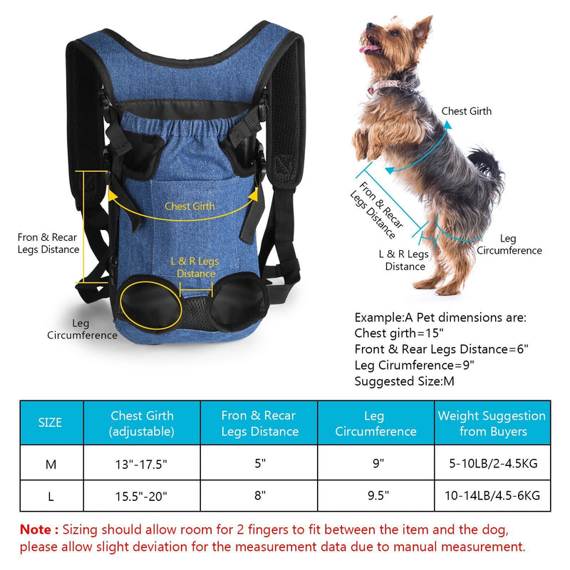 Ownpets Legs Out Front Dog Carrier Pet Supplies - DailySale
