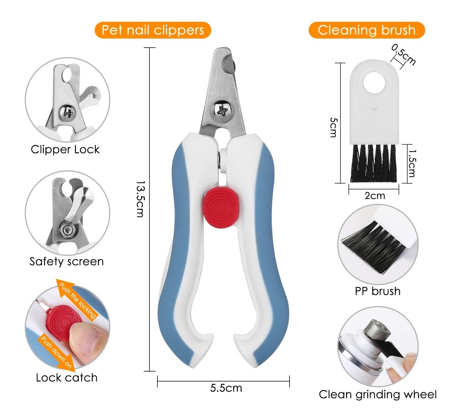 Ownpets Rechargeable Pet Nail Clipper Tool Kit Pet Supplies - DailySale