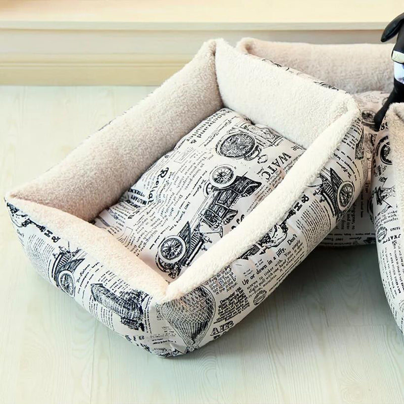 Oxgord Paws & Pals Plush Dog Bed Pet Supplies - DailySale