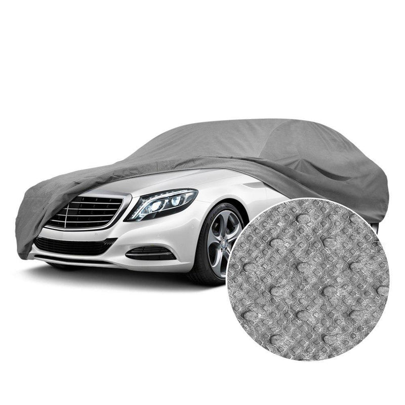 OxGord® Signature Gray Car Cover Automotive M - DailySale