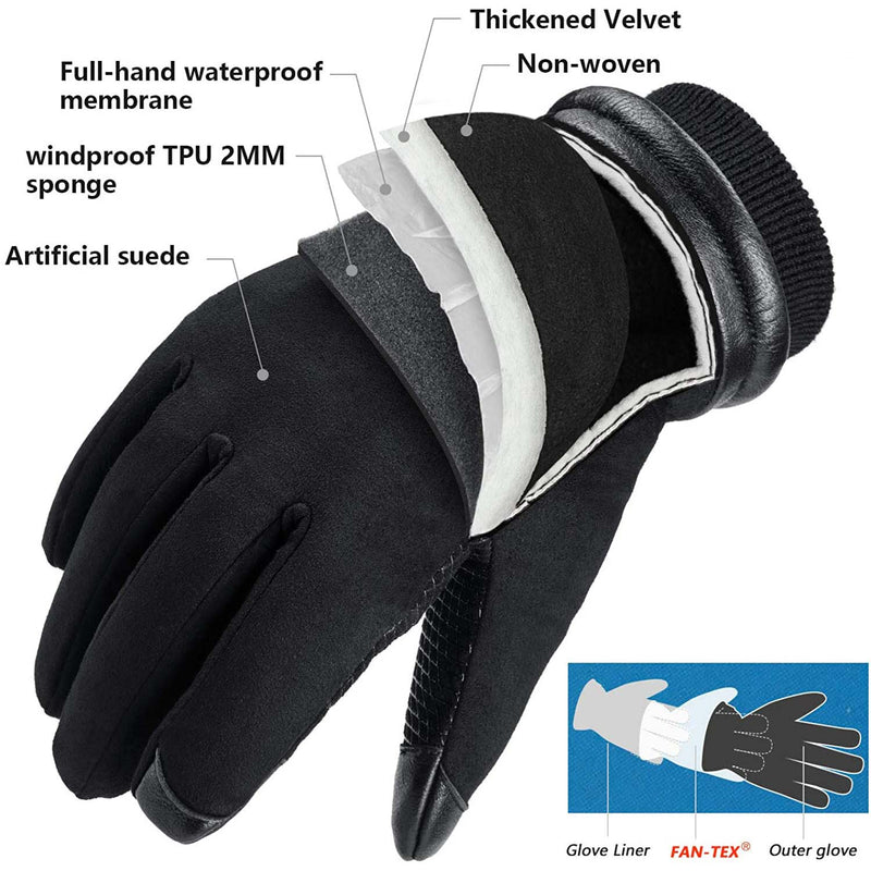 OZERO Waterproof Winter Gloves Sports & Outdoors - DailySale