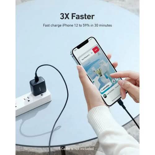 PA-R1S Swift Charger with PD & QC 3.0 USB C 20W Black Mobile Accessories - DailySale