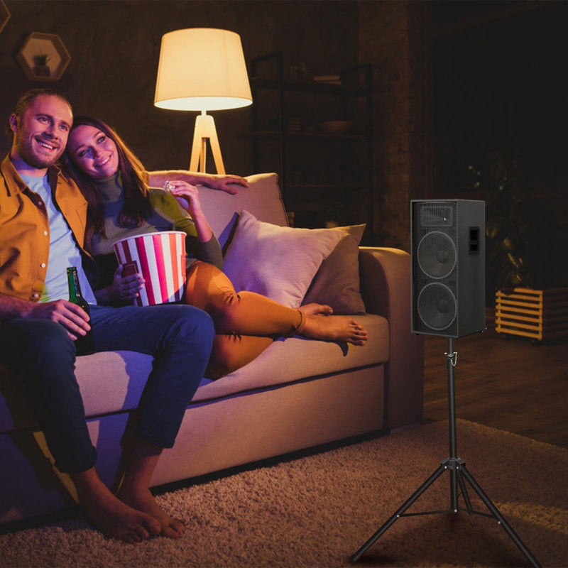 Pa Speaker Tripod Stand Heavy Duty Height Extendable Adjustable Pole Mount Rack Headphones & Audio - DailySale