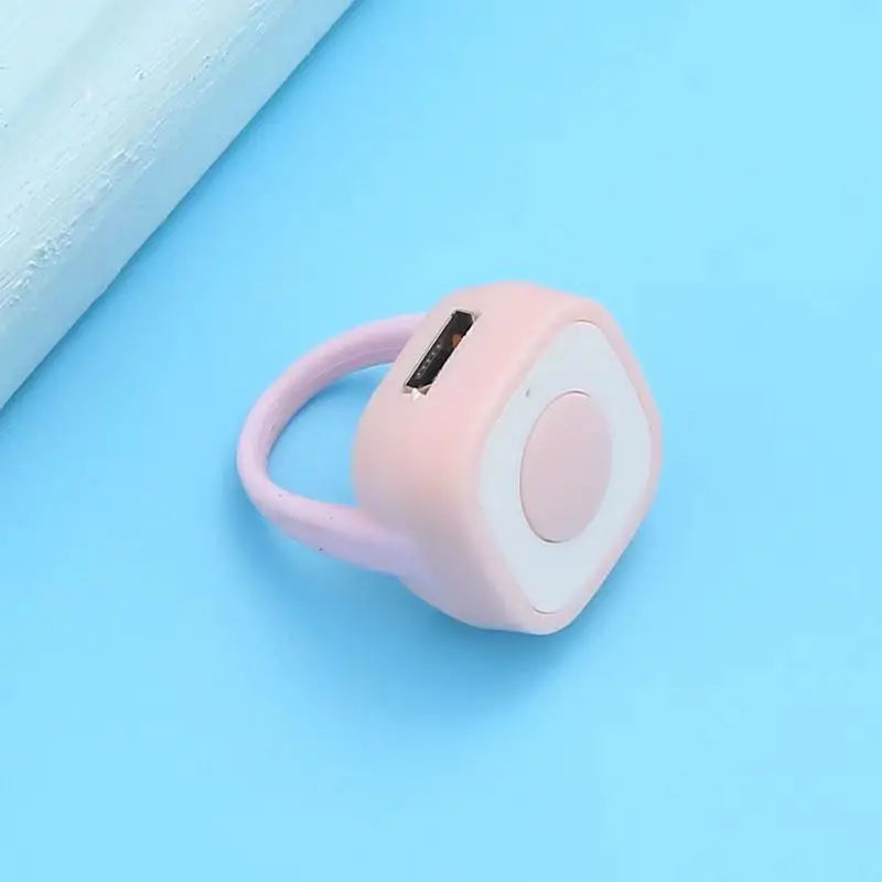 Page Turner Remote Camera Shutter Selfie Fingertip Video Controller Mobile Accessories Pink - DailySale