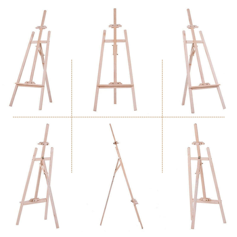 Painting Easel Stand Wooden Inclinable A Frame Tripod Arts & Crafts - DailySale