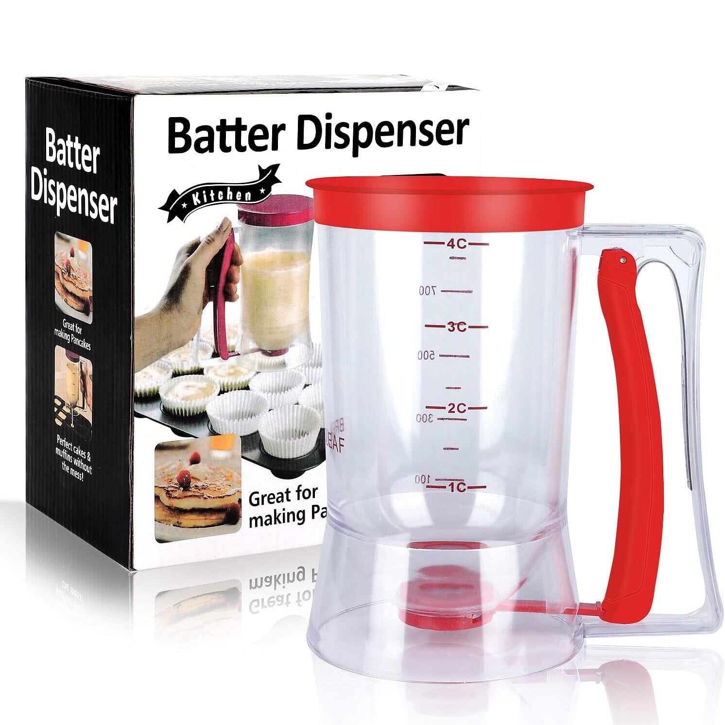 Pancake Cupcake Batter Dispenser Kitchen Tools & Gadgets - DailySale