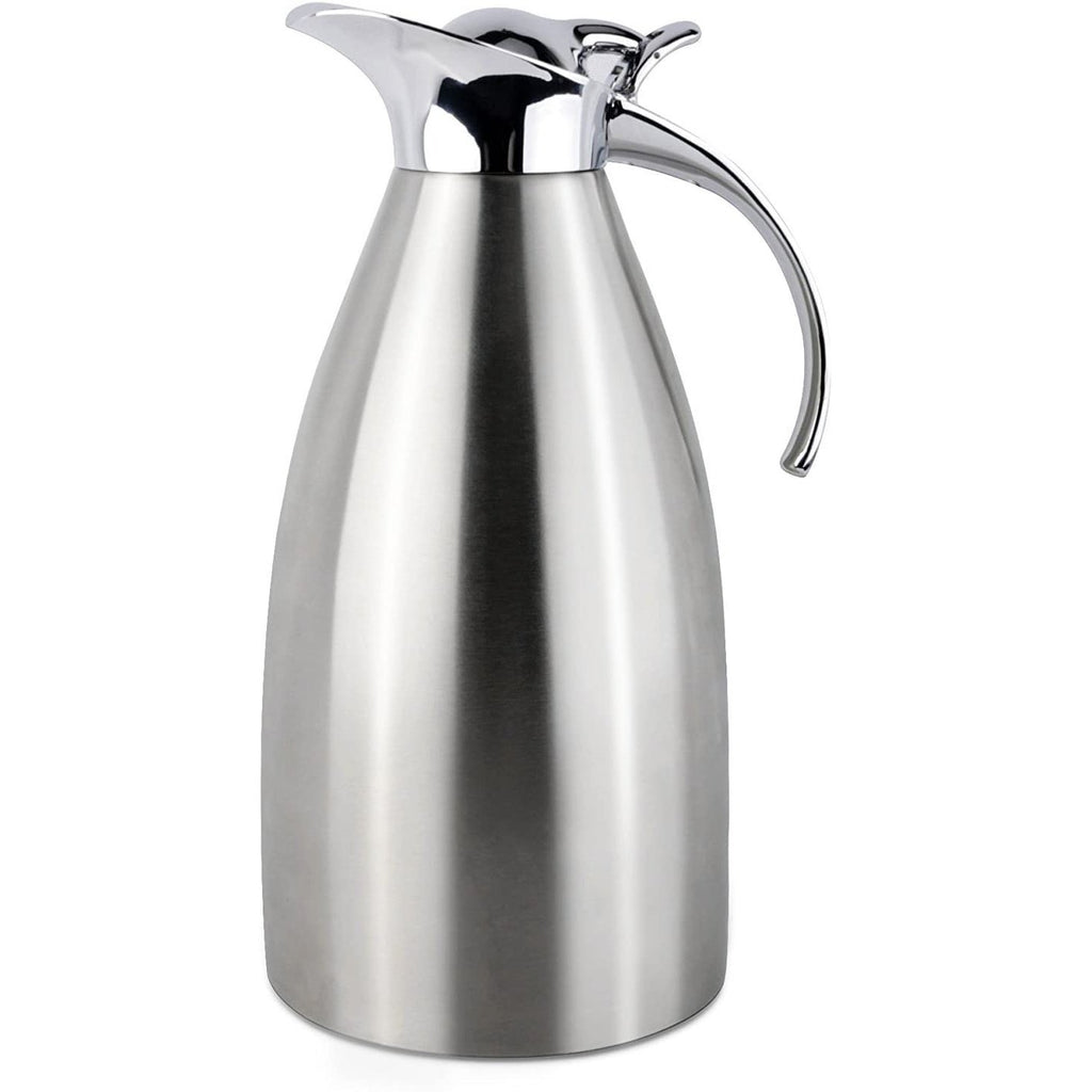 68Oz/2L Thermal Coffee Carafe Insulated Vacuum Stainless Steel Tea Pitcher  Pot