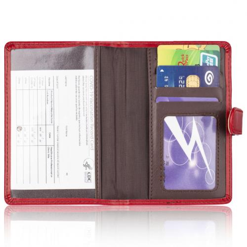 Passport Holder with Vaccination Card Protector Bags & Travel - DailySale