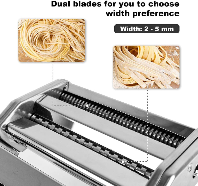 Pasta Maker Roller Machine Fettuccine Kitchen & Dining - DailySale