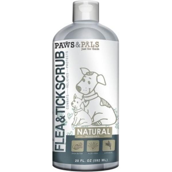 Paws & Pals Flea and Tick Scrub Pet Supplies - DailySale