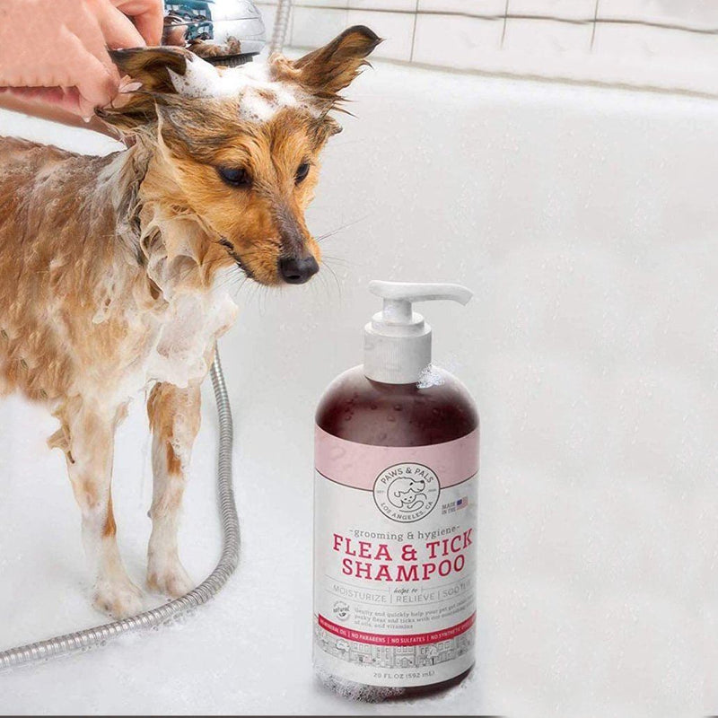 Paws & Pals Flea and Tick Shampoo for Dogs & Cats Pet Supplies - DailySale