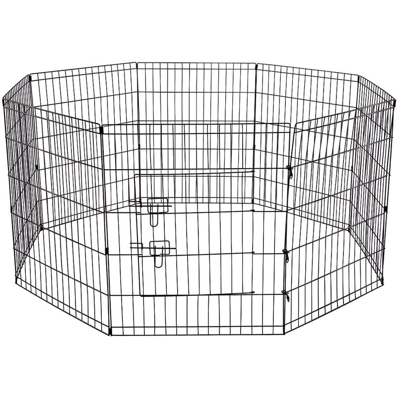 Paws & Pals Large Hammigrid Wire Folding 8-Panel Pop-Up Kennel Pet Supplies - DailySale