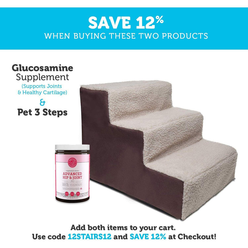 Paws & Pals Padded Pet Stairs Pet Supplies - DailySale