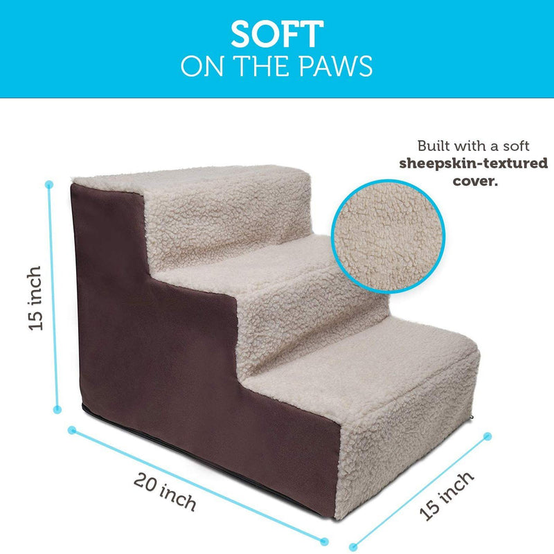 Paws & Pals Padded Pet Stairs Pet Supplies - DailySale