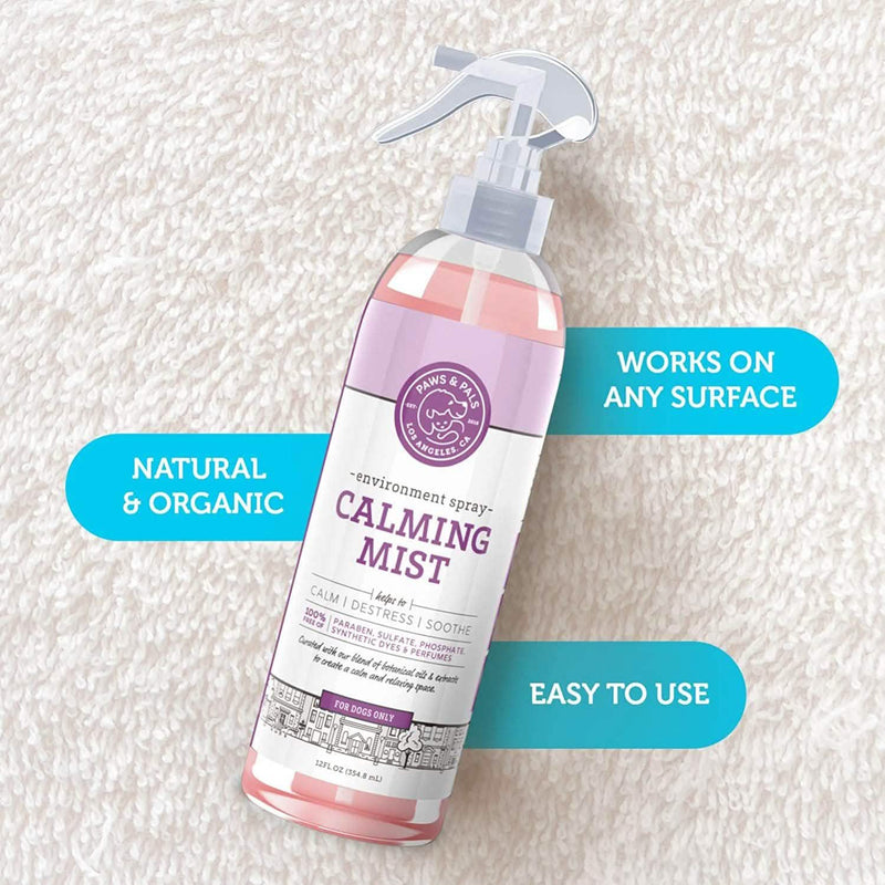Paws & Pals Pet Natural Calming Spray Cologne or Chews Treat for Dogs and Cats Pet Supplies - DailySale