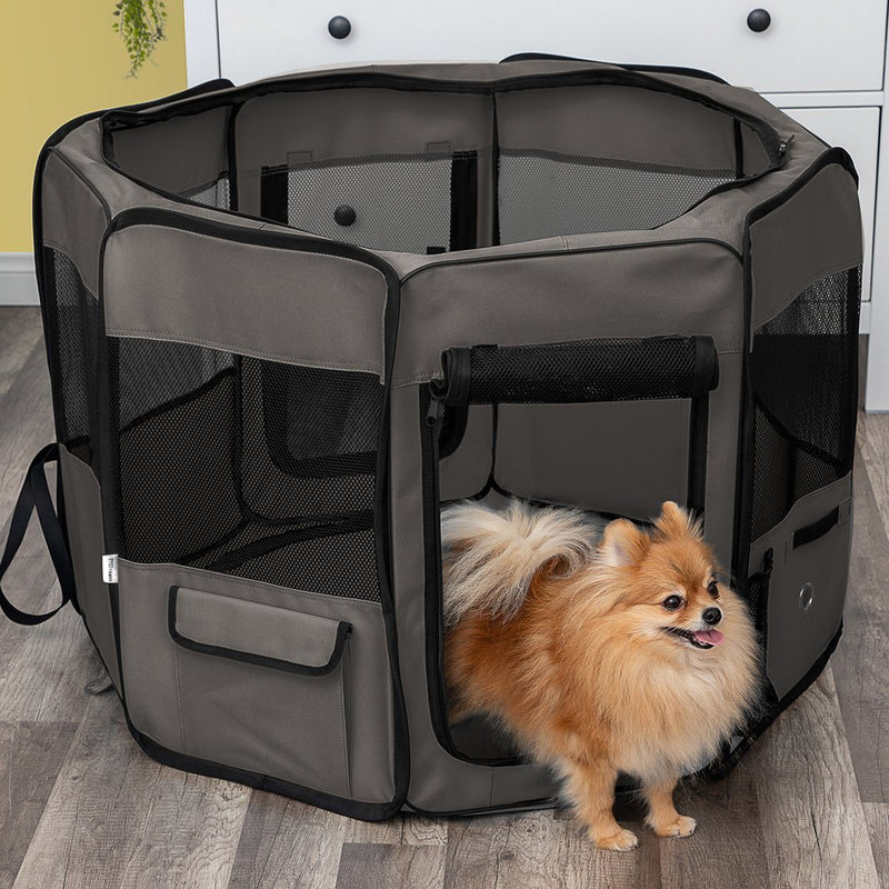 Paws & Pals Portable Pet Playpen with Blanket
