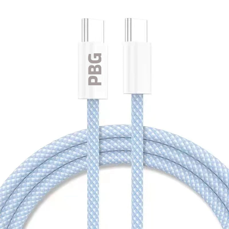 PBG Macaron USB-C TO C Cable's 3 (PD Type C to 8 Pin) Mobile Accessories Blue - DailySale