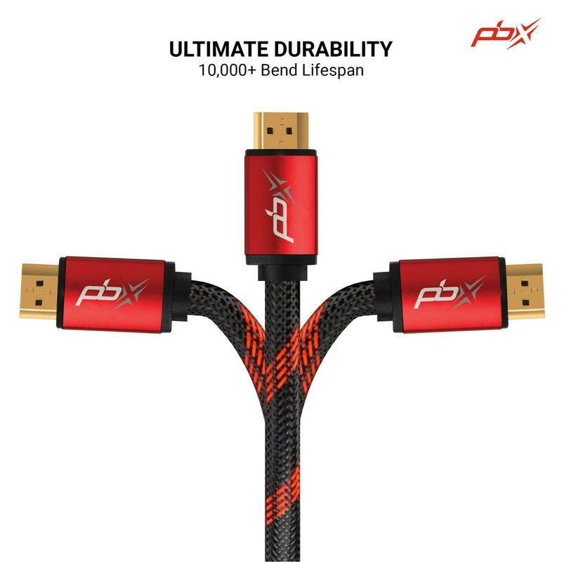 PBX 4K HDMI 2.0 Cable High Speed 18Gbps Braided Cord TV & Video - DailySale
