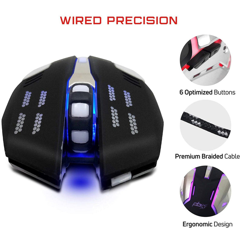 PBX Gladiator Wired Gaming Mouse Computer Accessories - DailySale