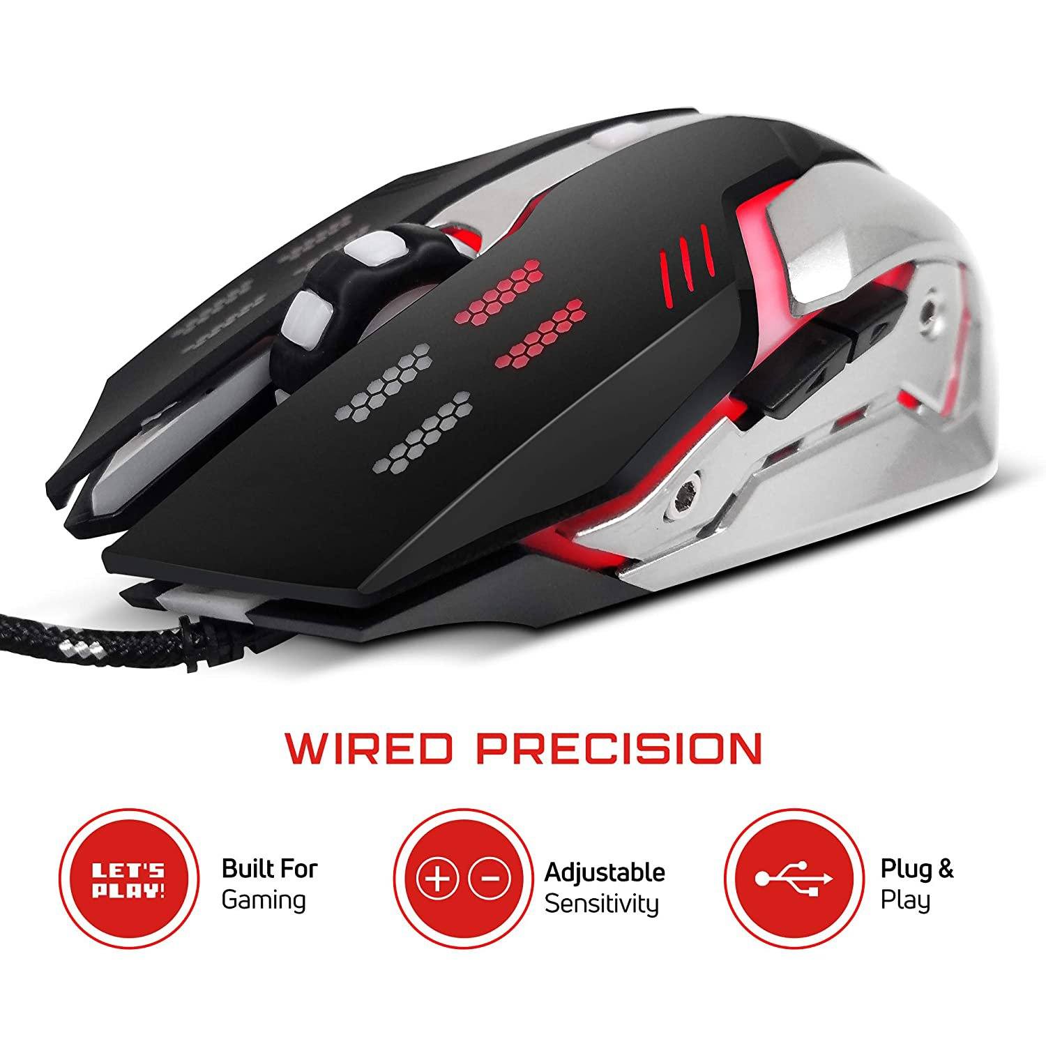 PBX Gladiator Wired Gaming Mouse Computer Accessories - DailySale