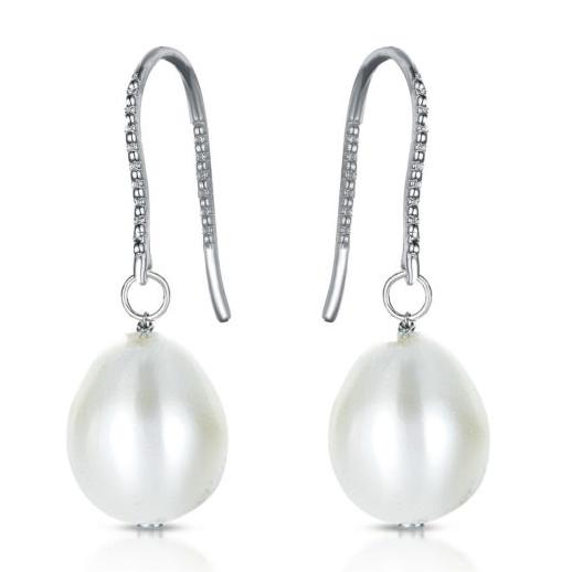 Pearl Hook Earrings Earrings - DailySale