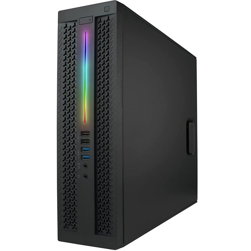 Periphio Iris Gaming PC Desktop Computer with RGB Lighting Desktops - DailySale