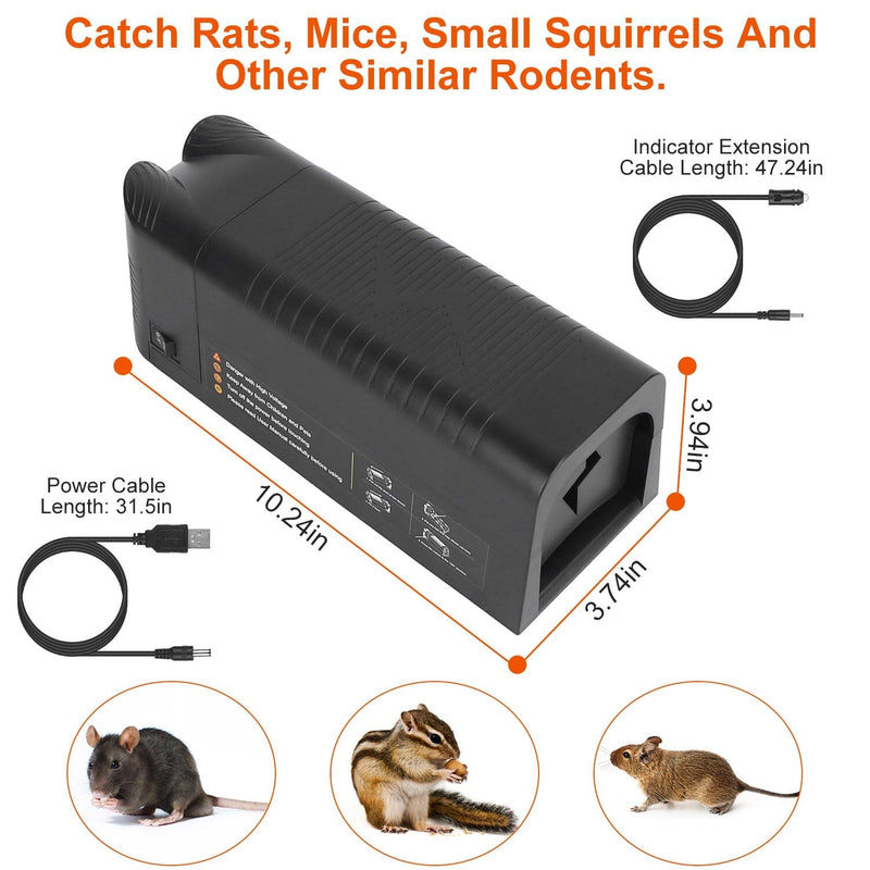 Pest Control Rechargeable Shock Mice Killer with 1800V High Voltage Pest Control - DailySale