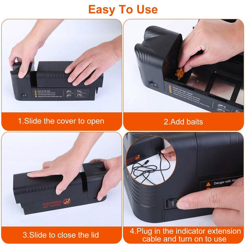 Pest Control Rechargeable Shock Mice Killer with 1800V High Voltage Pest Control - DailySale