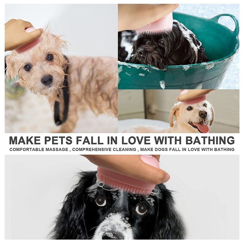 Pet Bath Brush Dog Scrubber Pet Supplies - DailySale