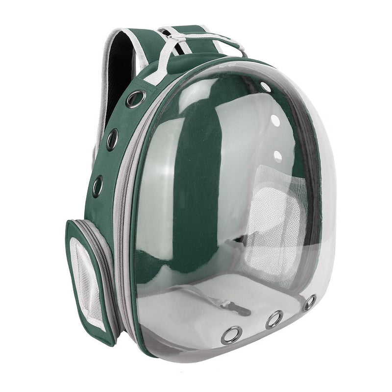 Pet Carrier Ventilate Backpack Pet Supplies Green - DailySale