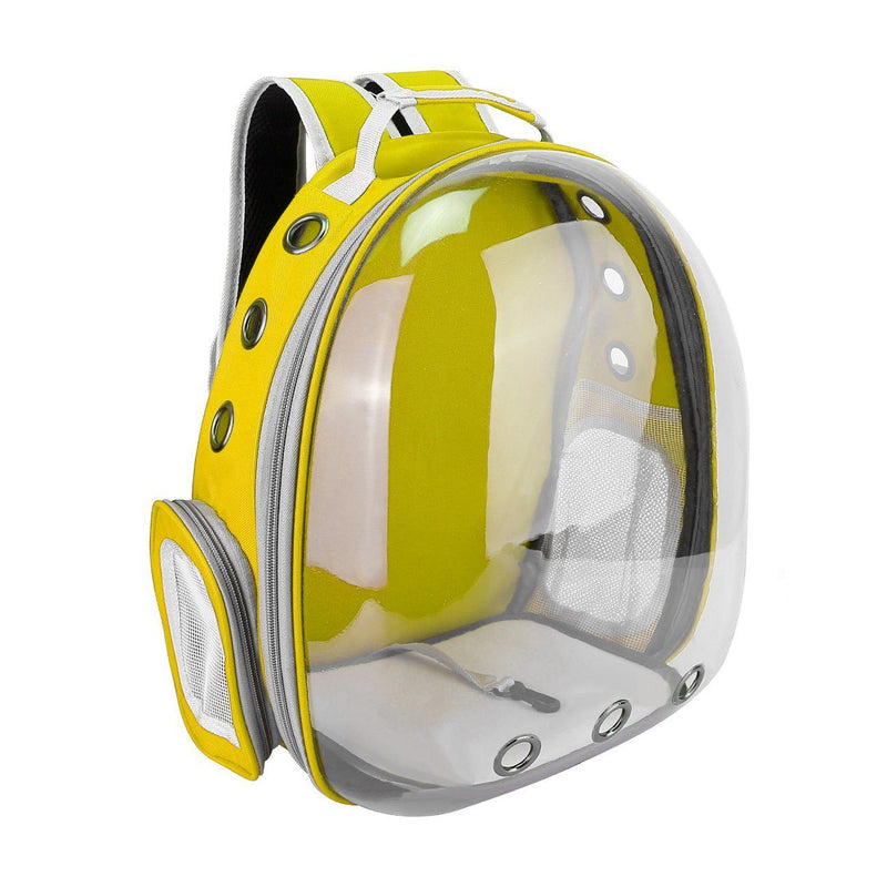Pet Carrier Ventilate Backpack Pet Supplies Yellow - DailySale