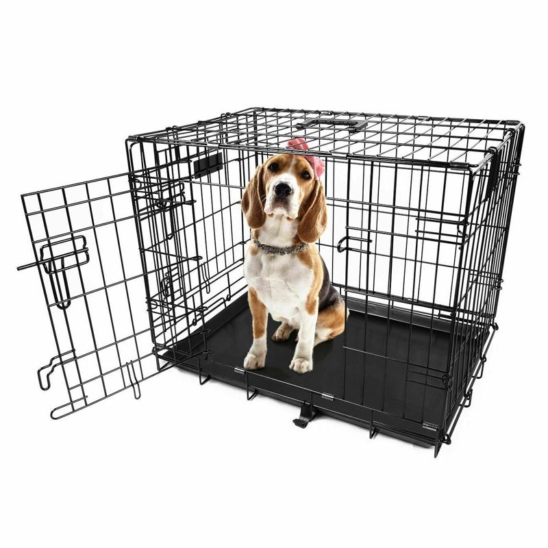 Pet Crates Folding Metal - Assorted Sizes Pet Supplies 24" - DailySale