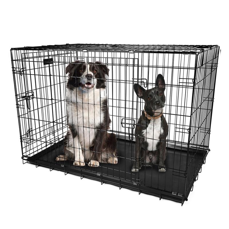 Pet Crates Folding Metal - Assorted Sizes Pet Supplies 48" - DailySale
