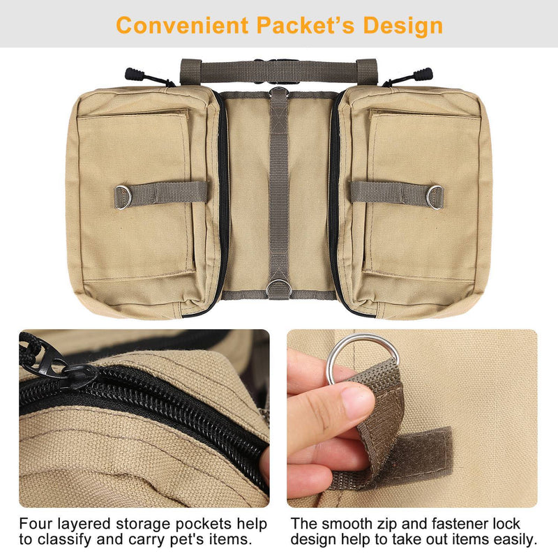 Pet Dog Backpack Hound Hiking Camping Saddle Bag Pet Supplies - DailySale