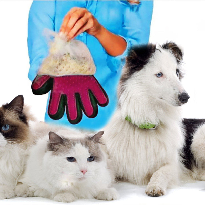 Pet Grooming Glove Pet Supplies - DailySale