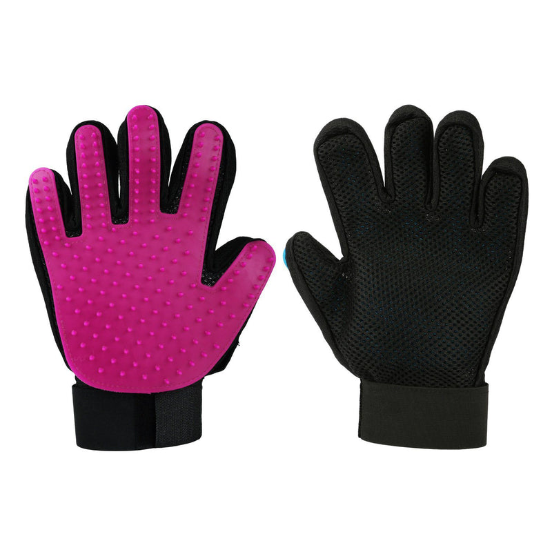 Pet Grooming Glove Pet Supplies Pink - DailySale