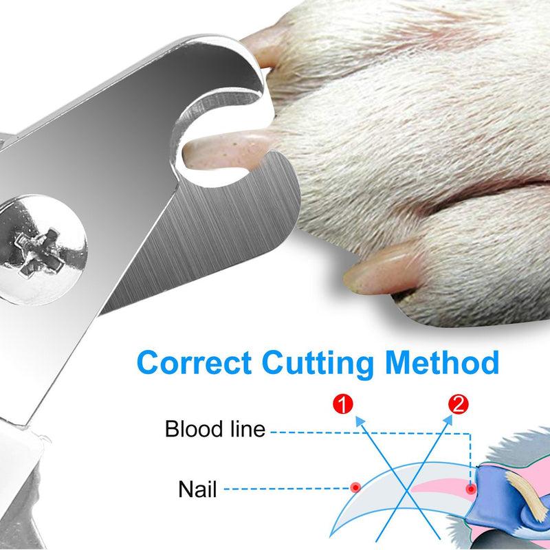 Pet Nail Toe Stainless Steel Trimmer with Nail File Pet Supplies - DailySale