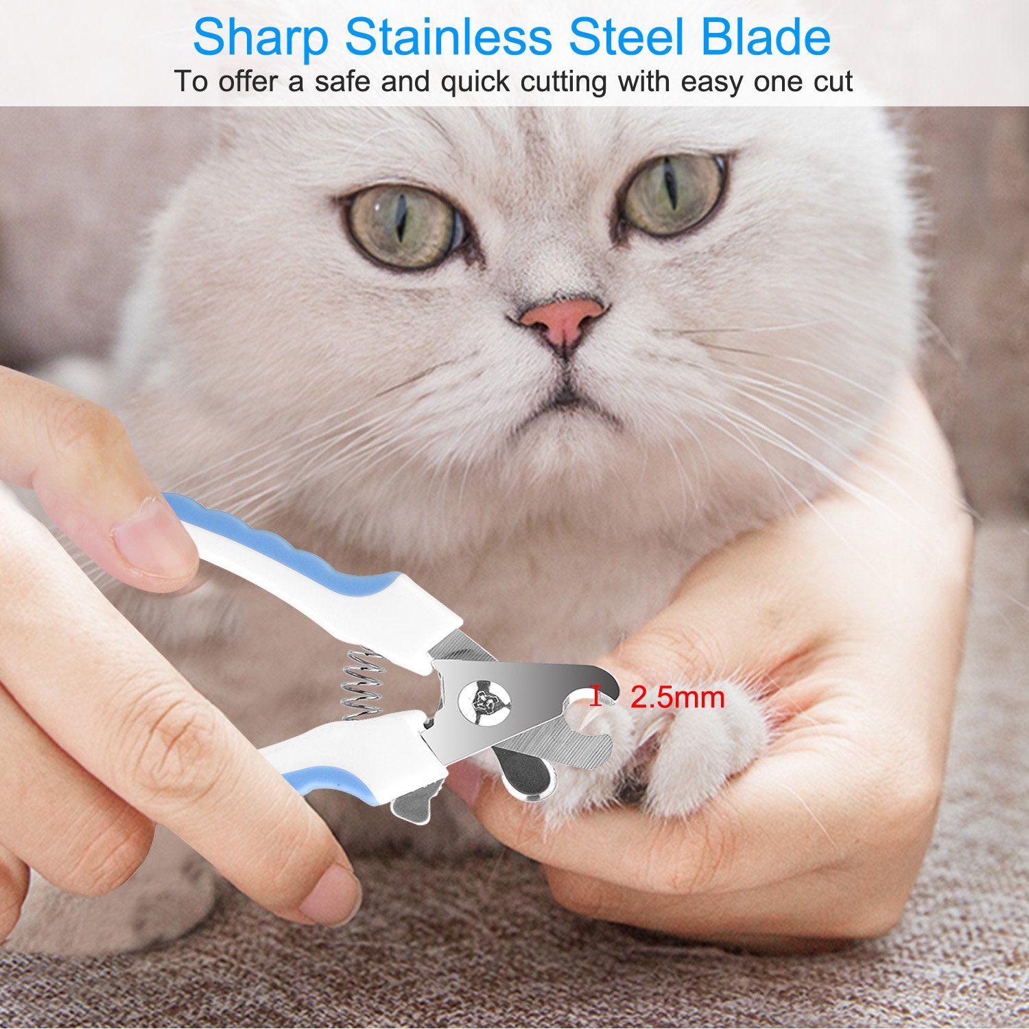 Pet Nail Toe Stainless Steel Trimmer with Nail File Pet Supplies - DailySale