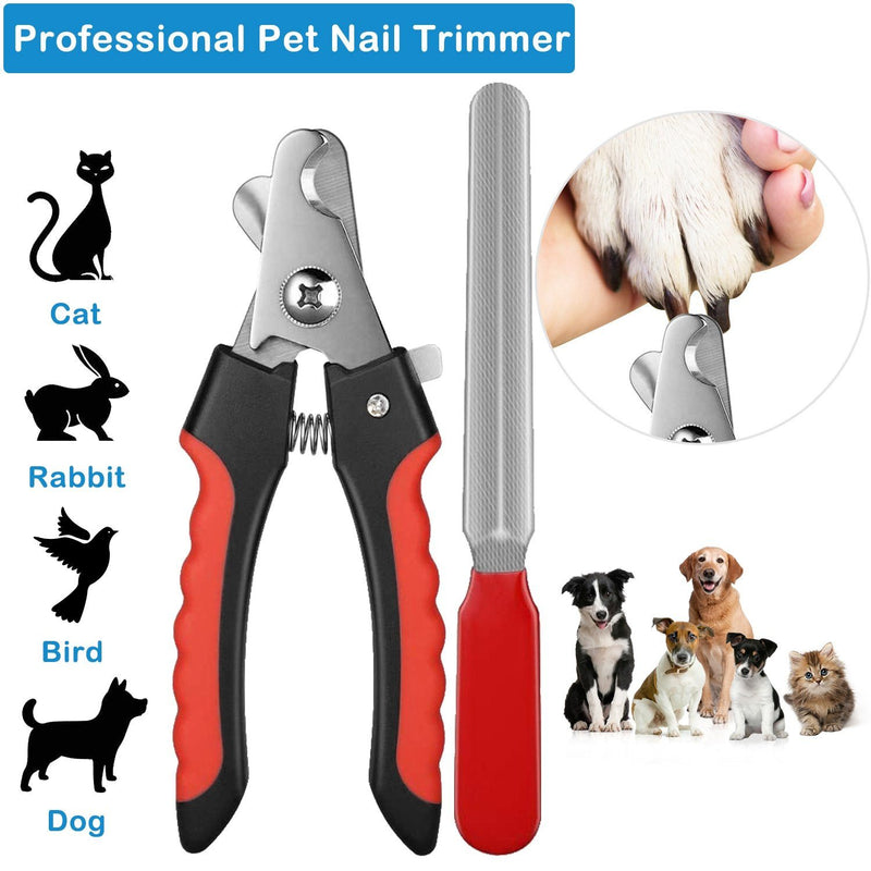 Pet Nail Trimmer with Safety Guard to Avoid Over-Cutting Nails Pet Supplies - DailySale