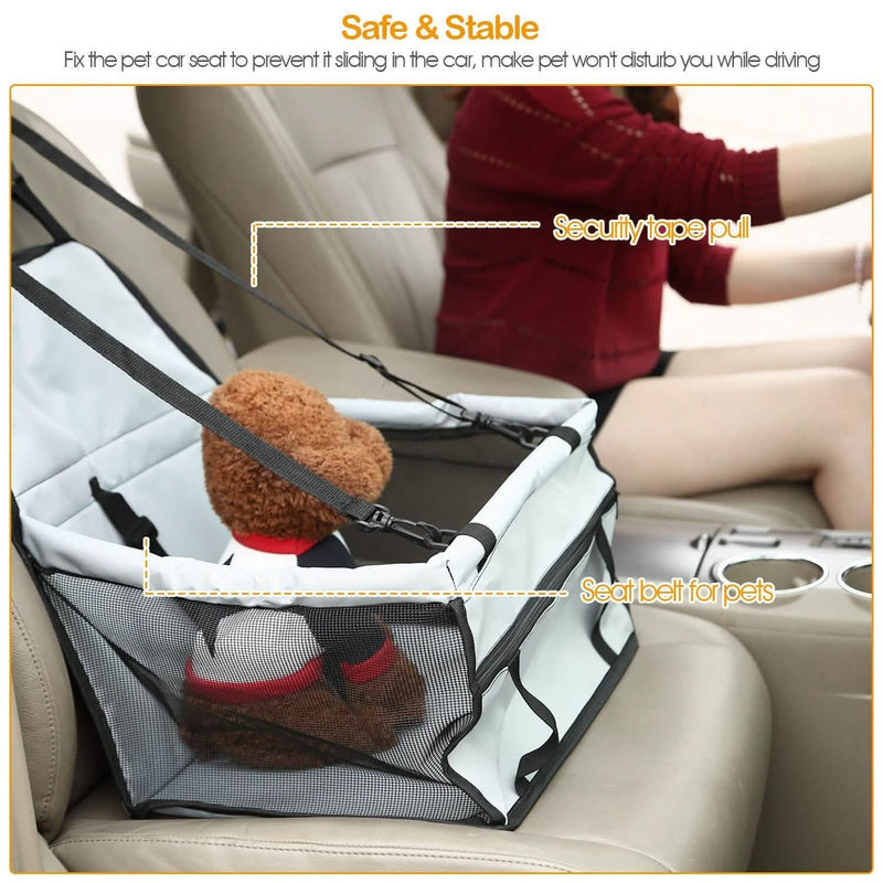 Pet Travel Carrier with Clip-On Safety Leash Zipper Storage Pocket for Pets up to 20lbs Pet Supplies - DailySale