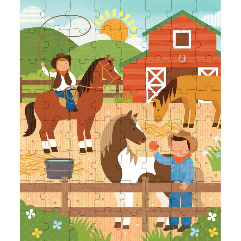 Petit Collage Tin Canister Jigsaw Floor Puzzle Toys & Hobbies - DailySale