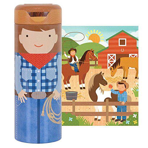 Petit Collage Tin Canister Jigsaw Floor Puzzle Toys & Hobbies - DailySale