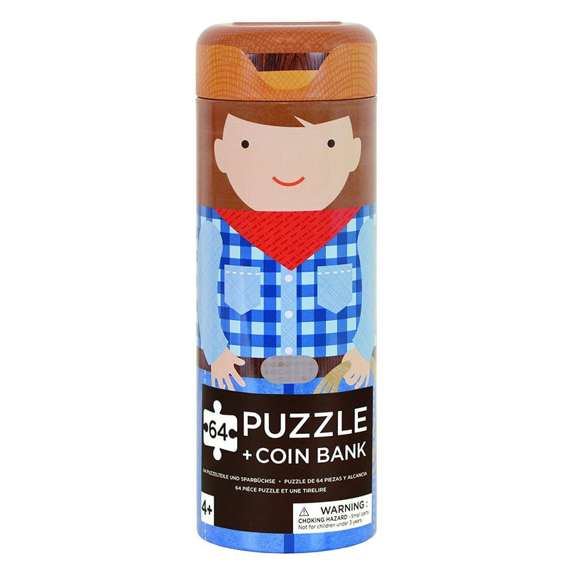 Petit Collage Tin Canister Jigsaw Floor Puzzle Toys & Hobbies - DailySale